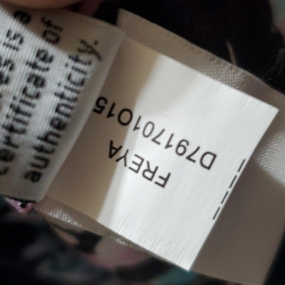 Diane von Furstenberg silk blend purple blue floral tie waist mini Freya dress - Picture 6 of 9